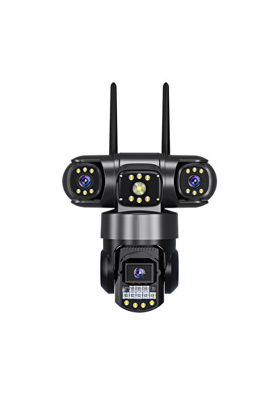 V380 Pro 4G Surveillance Camera with SIM, 6K (12MP), 3 Lenses, 720°, IP66 – ValVirtalex