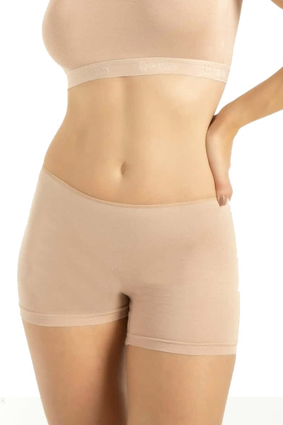 HRN Textile 2 Pack Bamboo Women's Boxer Briefs (Q-En 901)