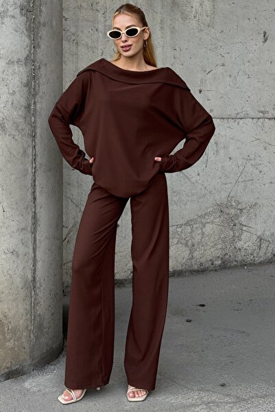 VAGGON Two Thread Wide Neck Sa Relaxed Fit Kili Set