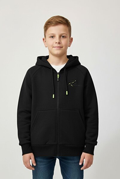 NEWKİDS Sa kapuljačom Džemper za dečake sa patentnim zatvaračem i tri niti Ş ...