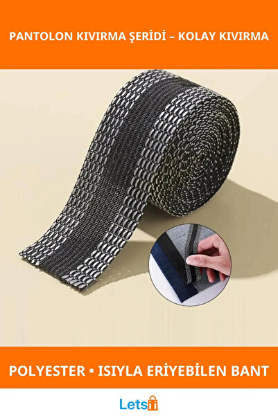 Letsii Kendinden Yapışkanlı Çok Amaçlı Pantolon Kıvırma Şeridi 1 Adet
