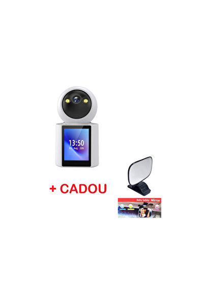 PARADOX SINCE 1992 Κάμερα WiFi Βίντεο/Ήχος Οθόνη παρακολούθησης 1080P, Νυχτερινή όραση, Αισθητήρας κίνησης + Καθρέφτης μωρού