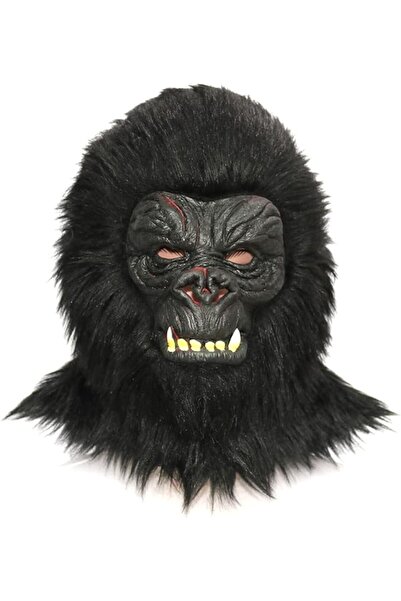 Generic قناع رأس كامل على شكل غوريلا ملك الغابة للهالوين من ZDOVLZZPON