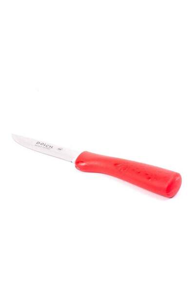 Generic Cheese Cutting Knife Silver 8 cm with Red Handle