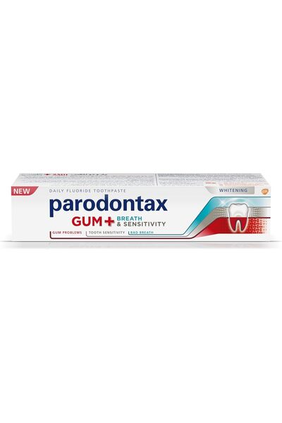 Parodontax Toothpaste Gum, Breath & Sensitivity Daily Fluoride Extra Deeper Clean, 75 ml