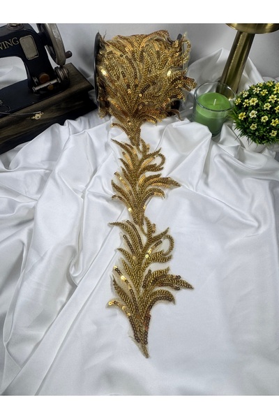 jasmina store nakışlı boncuk işlemeli şık şerit(1mt)