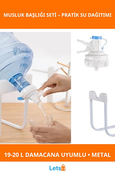 Letsii Cap de robinet ergonomic și suport metalic durabil pentru picior.