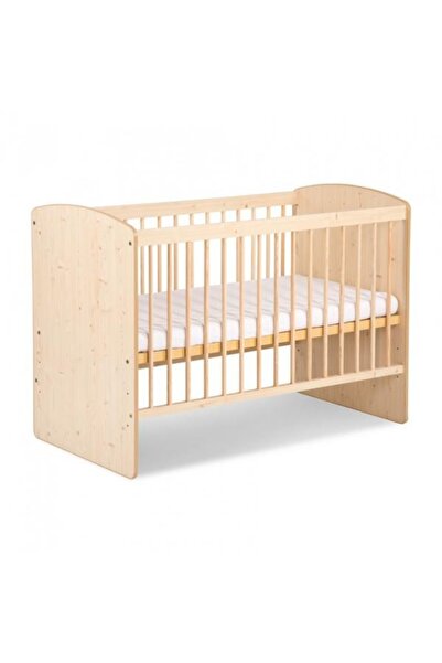 Klups Wooden children's bed KAROLINA II Natur, 120 x 60 cm
