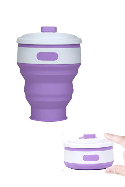 EHOME Collapsible Coffee Cups, Travel Mugs, Leakproof Foldable Silicone Heat For Camping Office Coffee