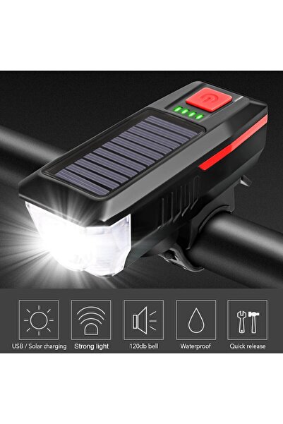 Stone Bicycle Light LY-17 with Solar Charging