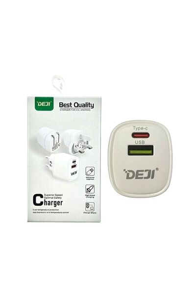 Deji A88 (20W) MOS Mini Design Wall Charger -