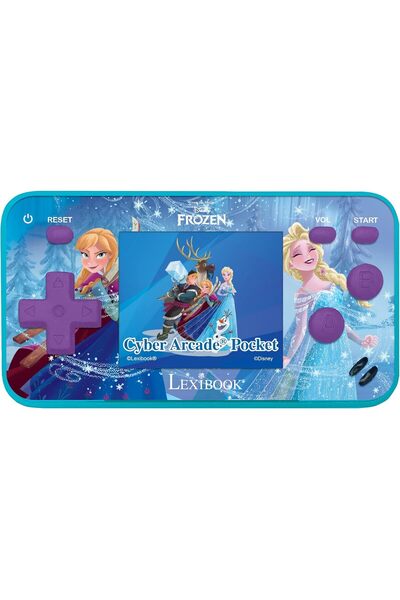 LEXIBOOK Frozen Portable Console, 150 Games, LCD, Battery Operated, Purple/Bl...