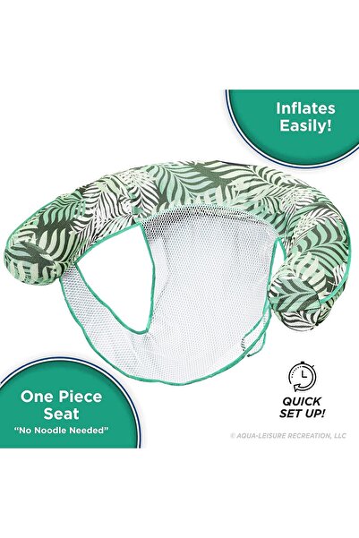 Aqua LEISURE Deluxe Floating Noodle Pool Chair