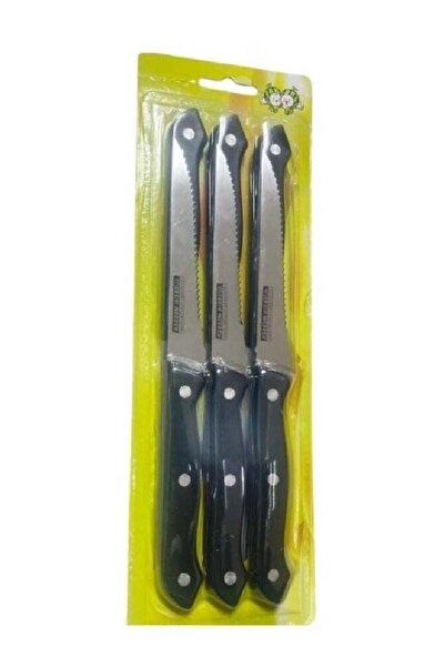 Generic 6-Piece Knife Set in Black and Silver