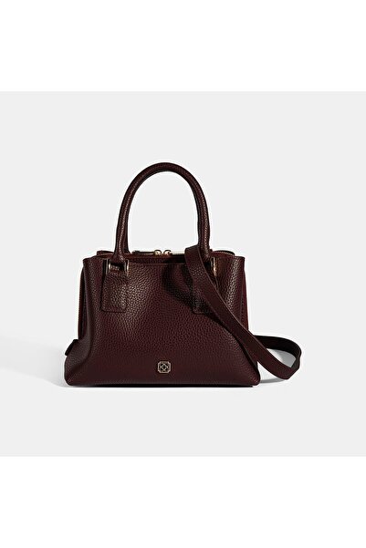 Desa Women's Burgundy Shoulder Strap Handbag