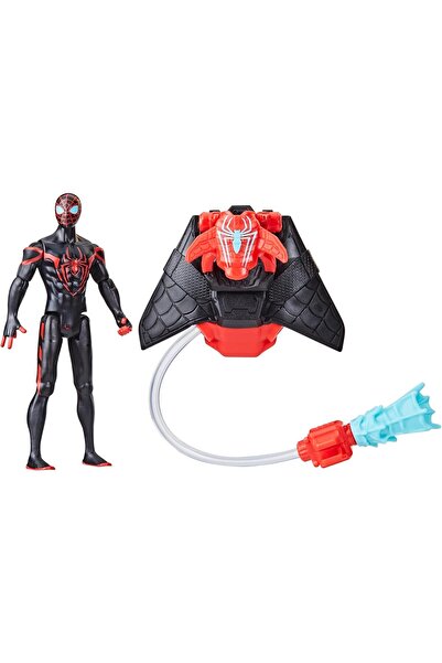 Marvel Aqua Web Warriors Miles Morales Spider-Man 10cm Action Figure with Refillable Water Gear
