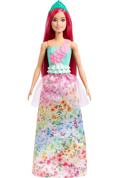 Barbie Dreamtopia Doll with Dark Pink Hair and Removable Skirt