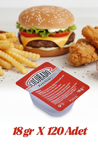 Colorado Ketçap Sos Küvet 18 gr 120 Adet