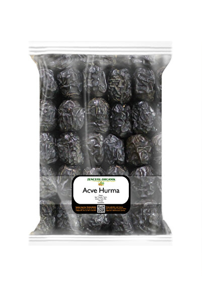 Zencefil Organik Acve Hurma 1 Kg. Peyamber Hurması Yeni Mahsül Ajwa Dates