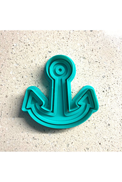 Craftelle Ship Anchor Cookie Mold and Stamp Set |   Sailor, Sea Themed Party |   Sugar Plasticine Ceramic Plasticine