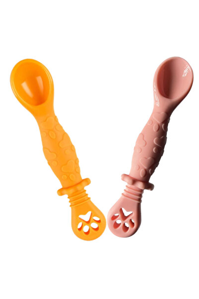 StartONTeam Set de 2 lingurițe pentru bebeluși, pentru hrănire și diversifica...