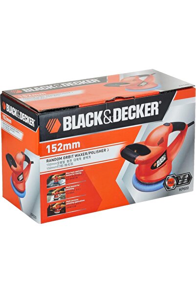 genernic جهاز تلميع/تشميع السيارات الكهربائي من بلاك آند ديكر، 60 واط، 4400 دورة في الدقيقة، 152 مم - KP600-AE
