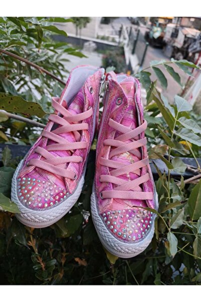 Scarpe Magiche Pink Galaxy Sparkling Girls' Sneaker (Not Lighted up between S...