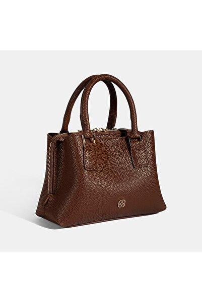 Desa Women's Tan Shoulder Strap Handbag