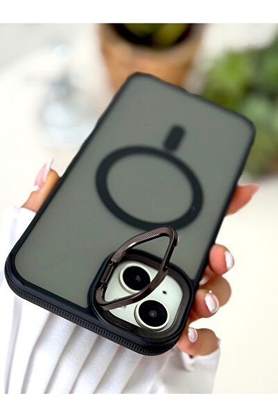 Go Aksesuar Iphone 14 Plus ve 15 Plus Uyumlu Magsafe Özellikli Metal Kamera Ç...