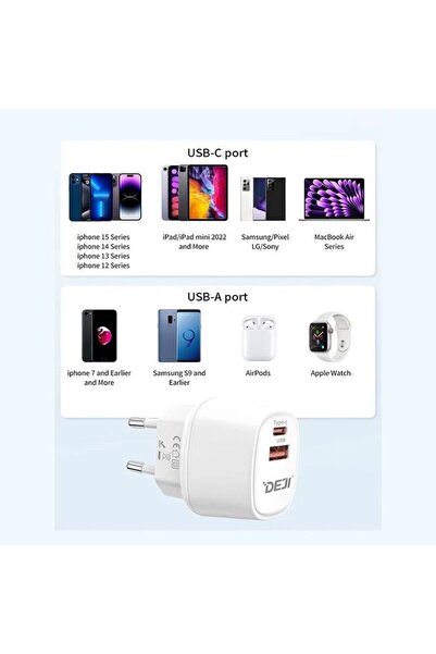 Deji A88 (33W) MOS Mini Design Wall Charger -