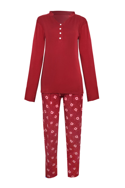 uniconf Pijama dama din vascoza maneca lunga PFI136IMP174