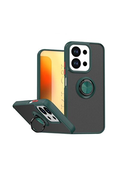 Apsuwa حافظة هاتف شاومي ريدمي 15C بتصميم مونتريال مع حامل وظهر ضبابي