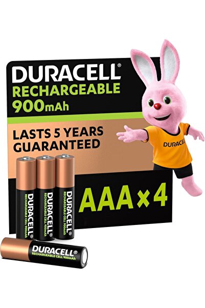 Duracell Rechargeable AAA Batteries, 4 Count