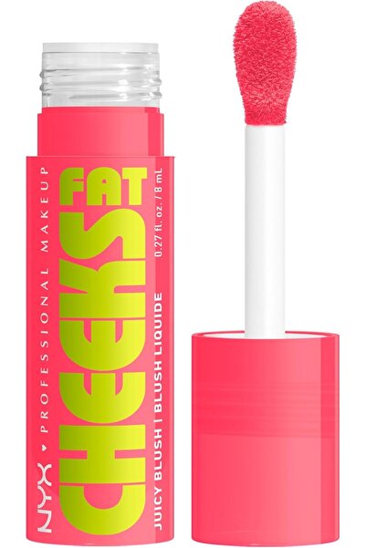 NYX Professional Makeup Fat Juicy Cheeks Liquid Blush, 3 Guava Gush (Pink)