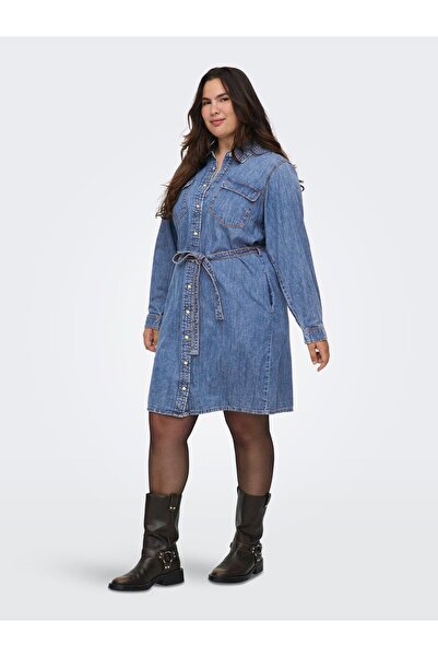 Only Carmakoma Jeanskleid -CARTRUDY Kurzes Kleid