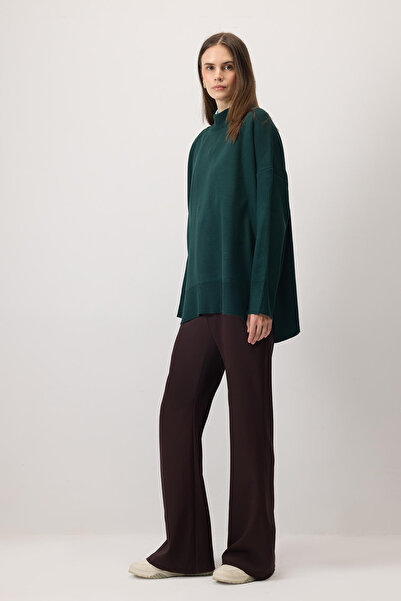 Touché Privé VERTICAL COLLAR BASIC KNITWEAR SWEATER