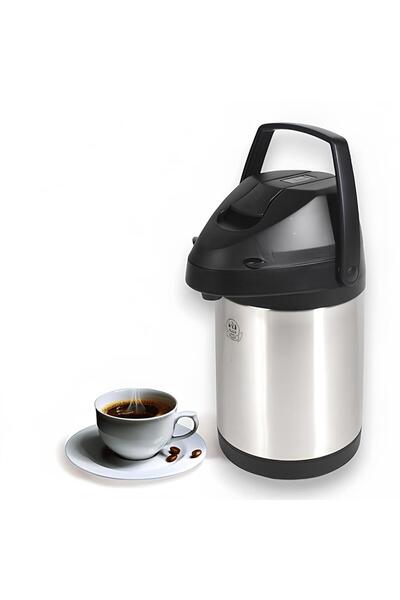 Al Nokhba Premium Stainless Steel 3L Coffee/Tea Vacuum Flask, Keep Beverages Hot & cold for Hours