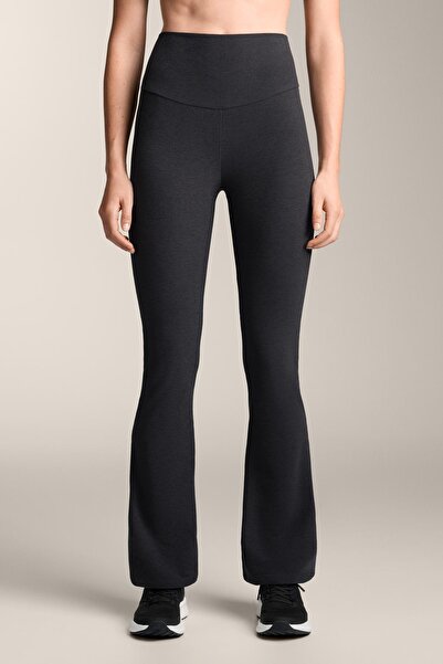Oysho Comfortlux high-rise flare trousers