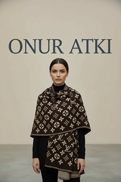 Onur Etol - New Collection Wide Shoulder Neckerchief Winter Thick Product Double-Sided Woven Fabric Legend Store