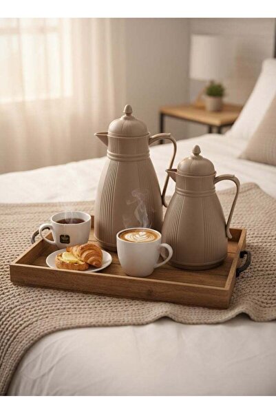 Reem 2-Piece Tea/Coffee Flask Set 0.7L & 1L MilkCoffee