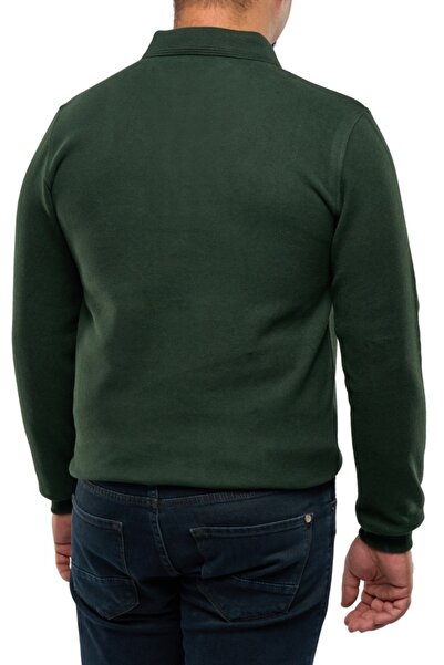 Centini Men’s polo sweater, Ethan, forest green