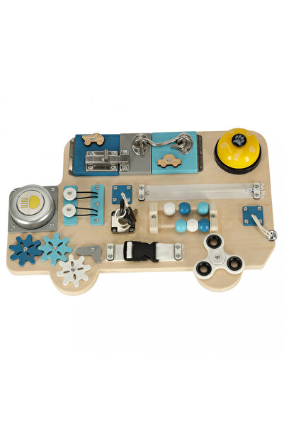 Ikonka Panou de activitati senzoriale pentru copii Lulilo buso, dimensine 40 ...