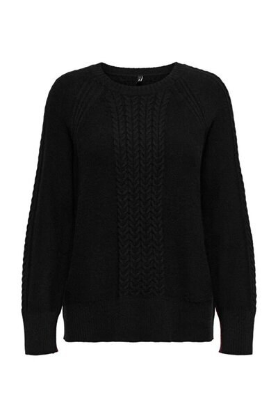 ONLY Onlkatia Ls Cabel Ls O-Neck Cc Knt Kadın Kazak 15351112