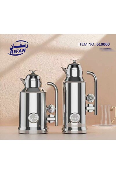 Rivan طقم ترامس من ريفان للشاي والقهوة بتصميم أنيق وعصري 1 لتر/ 1 لتر