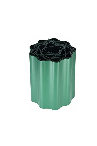 Strend Pro Bordură de gazon din plastic, verde, 9 m x 100 mm,