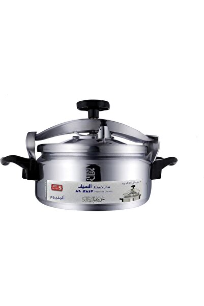 السيف (translated: Al Saif) Al Saif Aluminum Pressure Cooker, Short Height, 1...
