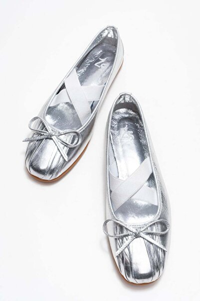 Zeynep Sıradağlı Balerini din piele naturală pentru femei Polenia Lame