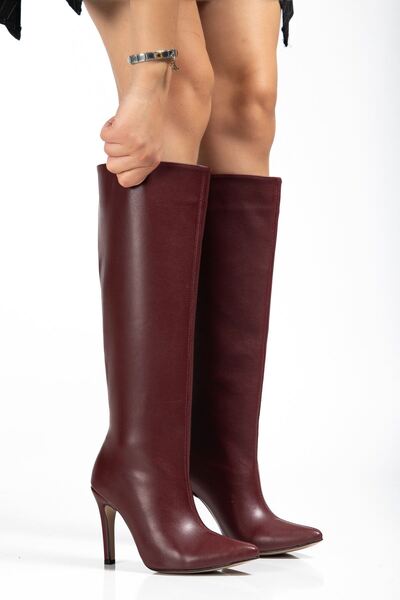 serkanseyyid Cizme zilnice SYT-2004 Burgundy