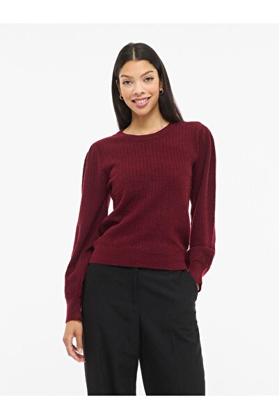 VILA Strickpullover VIMABLE Rundhals