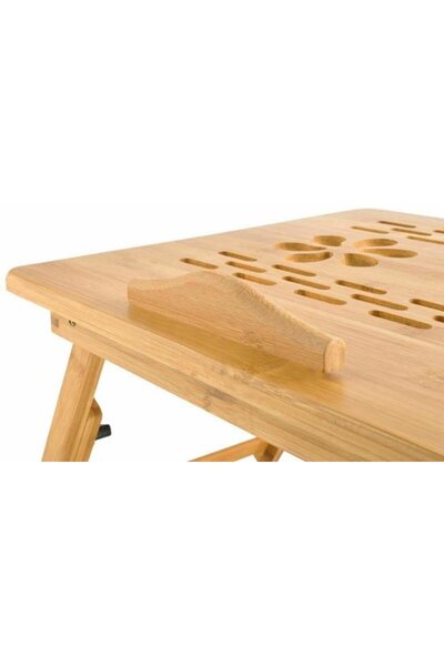 zola Wooden laptop table, 5-level adjustable tilt, 62.5x34.5x26cm